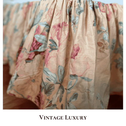 Vintage Ralph Lauren Elsa Grassland Queen Bed Skirt – Discontinued Floral Pattern