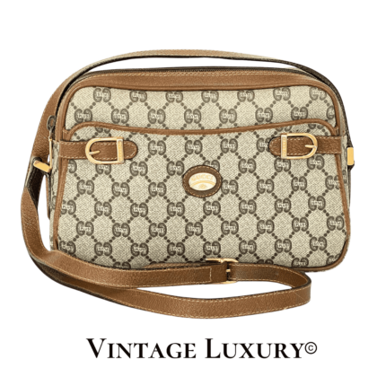 Vintage 1990s Gucci Plus GG Shoulder Bag – Authentic Vintage Handbag