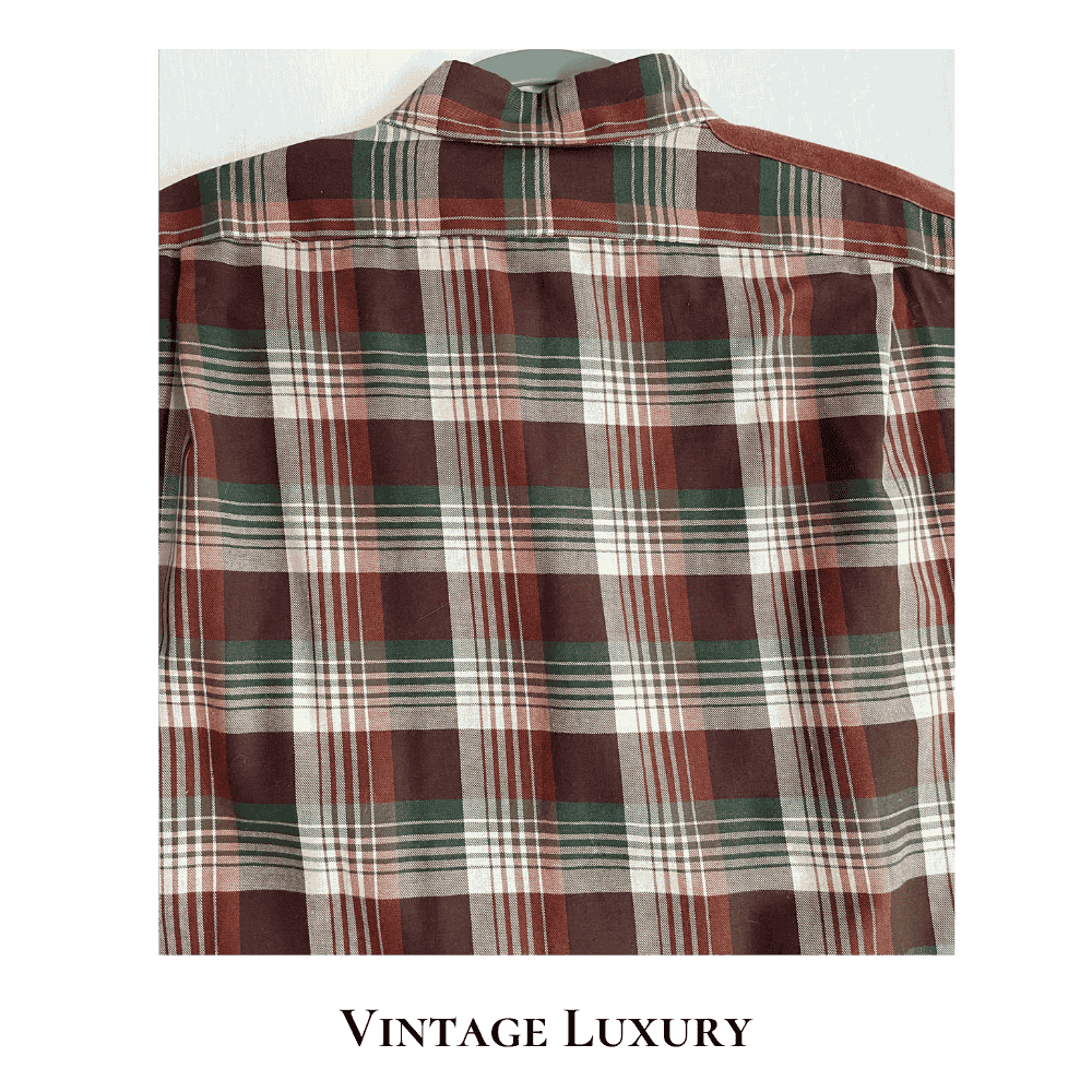 Vintage Polo Ralph Lauren Plaid Shirt – Suede, Western Style