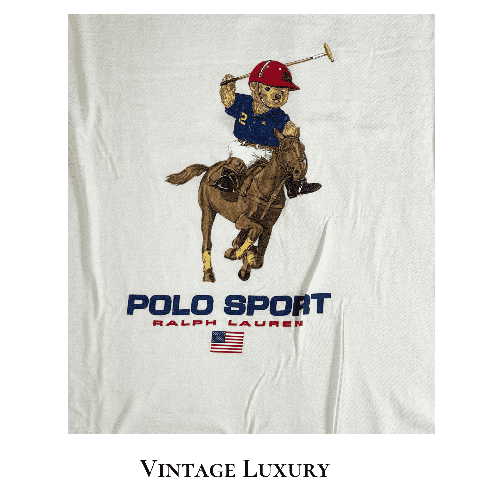 Rare Vintage Ralph Lauren POLO Bear T-Shirt – 1990s Employee-Only, Unworn Grail - Image 3