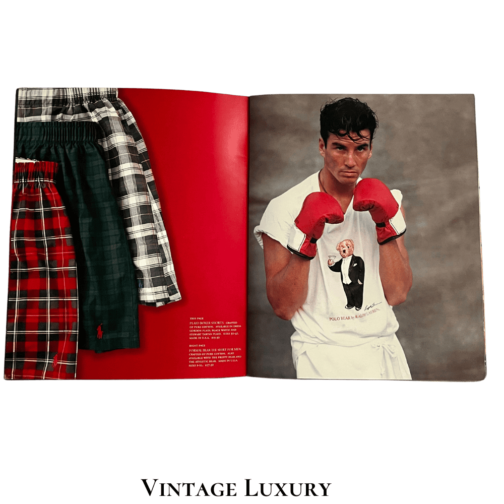Rare 1992 Polo Bear Holiday Catalog Perfect Condition