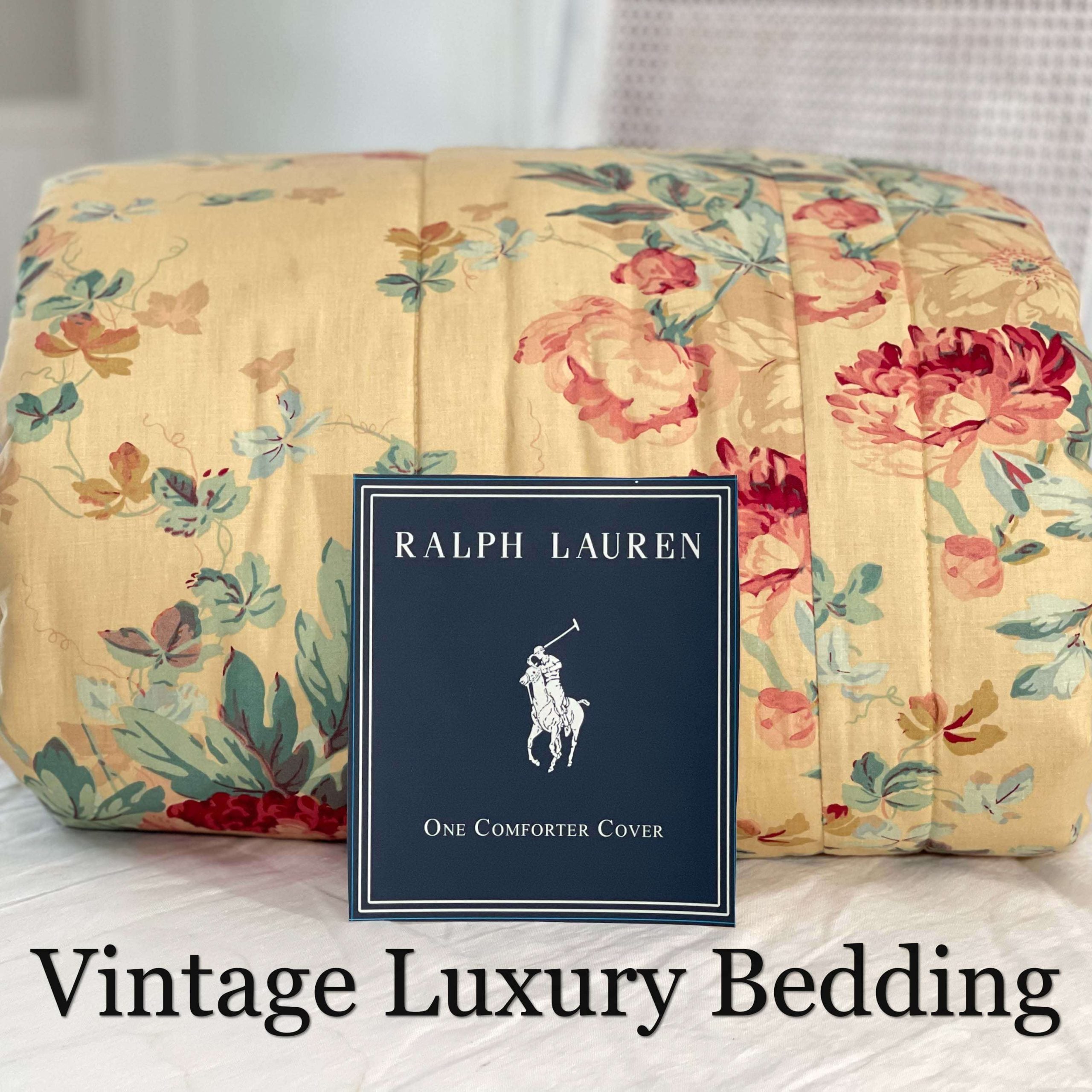 ❤️ Rare Ralph Lauren Retired 'Elsa Grassland' Queen Comforter