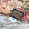 Side close-up of the blue Ralph Lauren tag on the rare retired Stone Harbor king comforter, showing the authentic label with KING size marking.