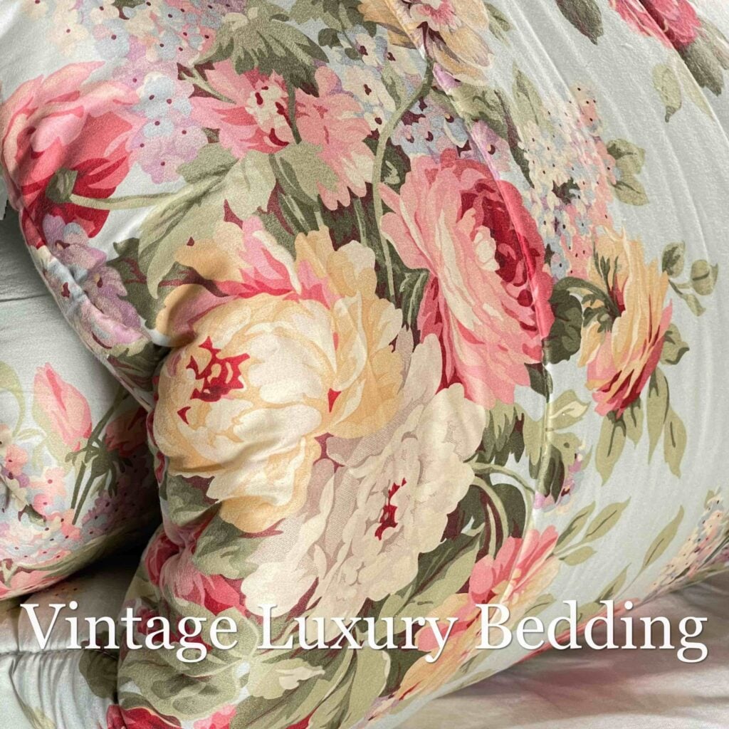 Vintage Ralph Lauren Stone Harbor Comforter – Rolled Side View, King Size