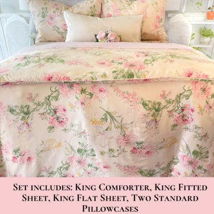 Rare Ralph Lauren ‘Therese’ Queen Duvet & Sheet Set – Retired Floral Bedding