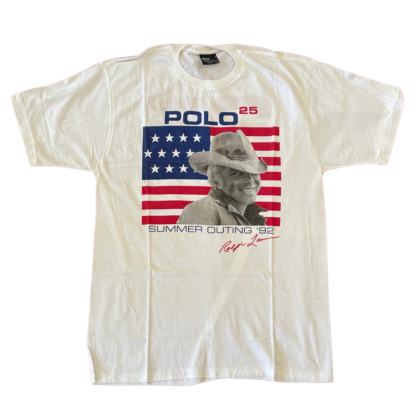 Rare Vintage 1992 Ralph Lauren Summer Outing T-Shirt – 25th Anniversary Employee Tee