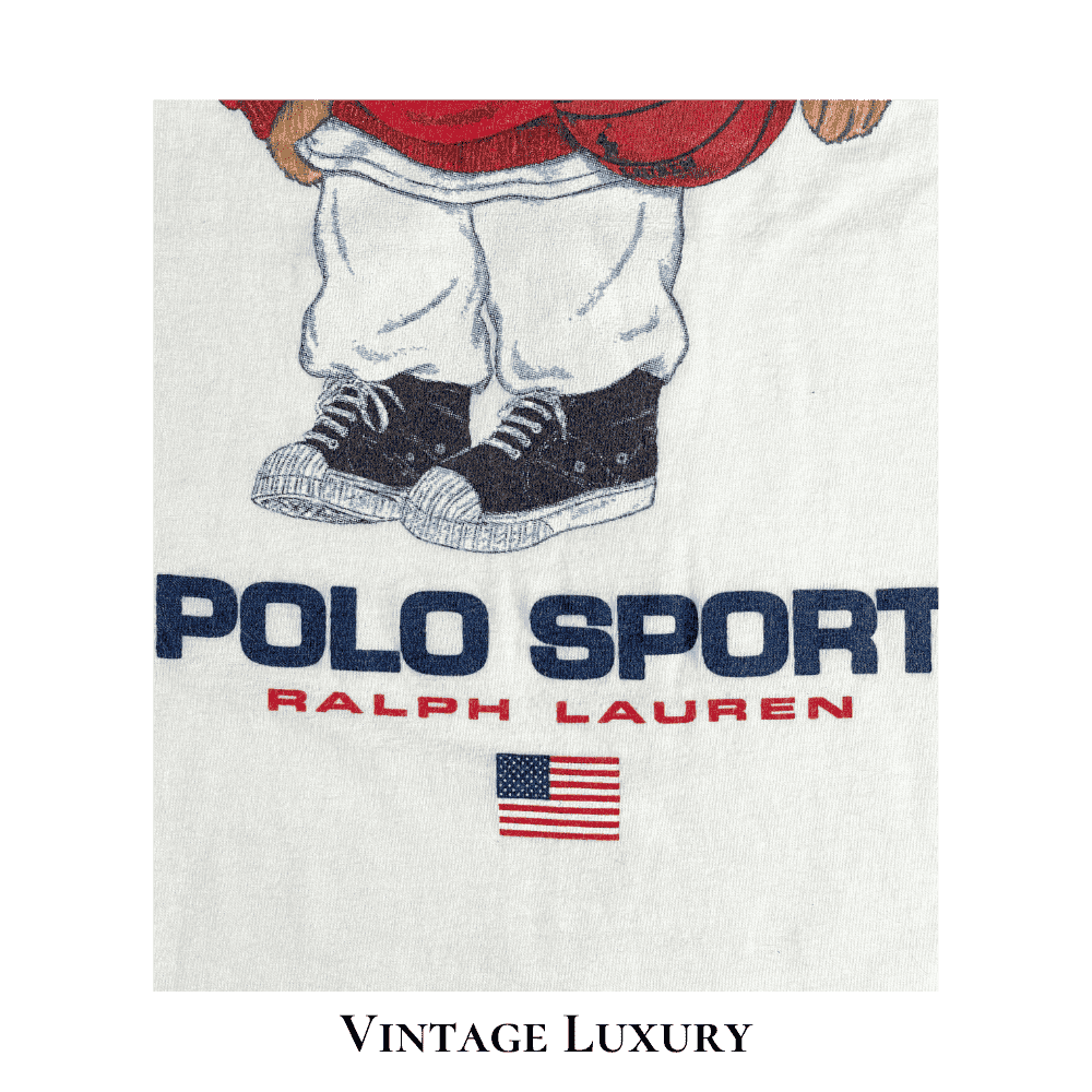 Rare Vintage Ralph Lauren Basketball Bear T-Shirt – 1990s Employee Exclusive, Unworn - Image 5