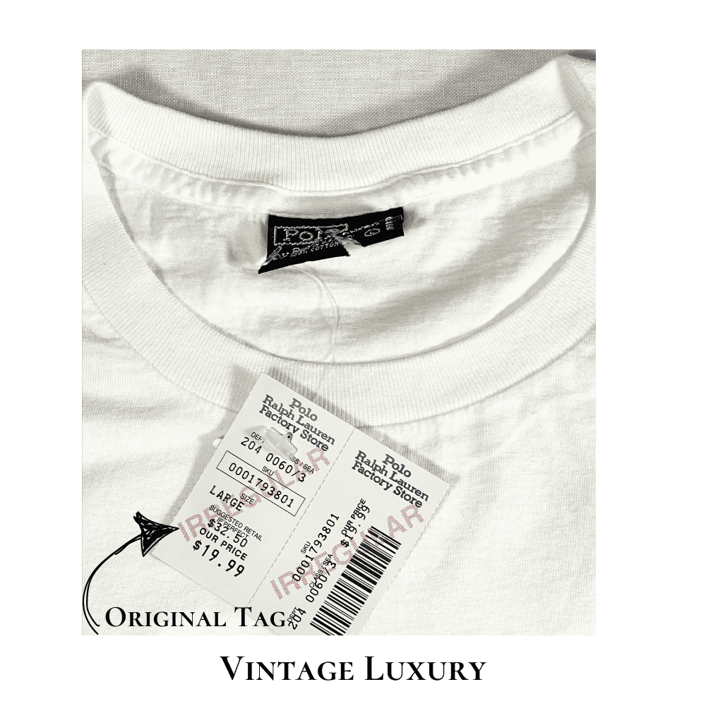 Rare Vintage Ralph Lauren Basketball Bear T-Shirt – 1990s Employee Exclusive, Unworn - Image 7