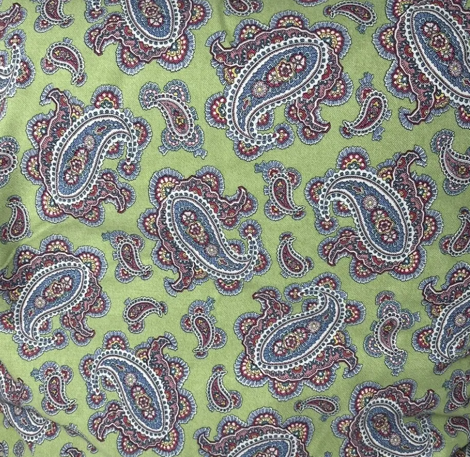 Ralph Lauren Discontinued Studio Paisley Greenvale Swatch