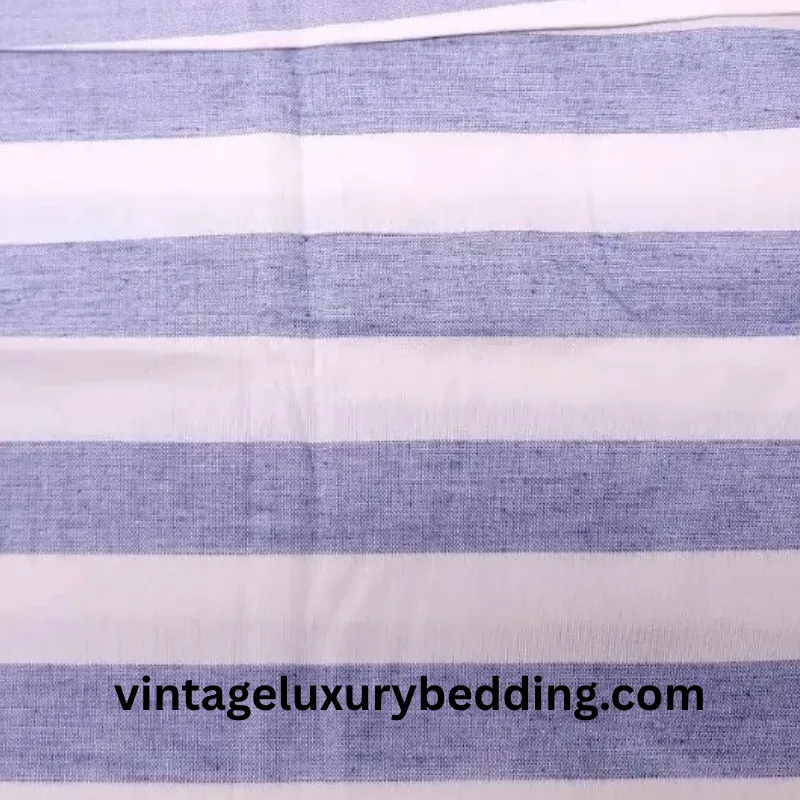 Vintage Ralph Lauren Oxford Stripe (Blue) Bedding Swatch