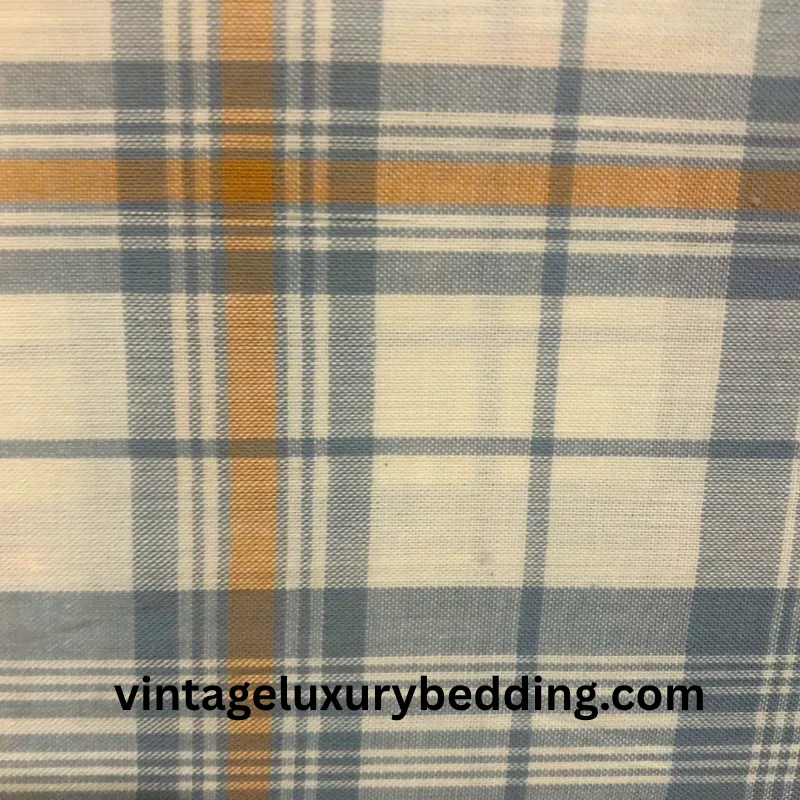 Vintage Ralph Lauren Palmetto Point Plaid Bedding Swatch