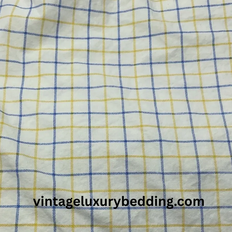 Discontinued Ralph Lauren University Tattersal in Blue and Yellow