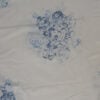 Close-up of Ralph Lauren Catalina Island Floral blue peony print on vintage king sheet set