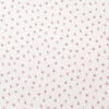 Medium top-down view of the Simply Shabby Chic Target-era Candy Cane Floral pattern on pink cotton fabric