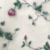 Vintage Birge floral wallpaper small vine and bud cluster detail