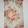 Top-down view of Ralph Lauren Stone Harbor ruffled pillowcase in floral cotton sateen