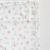 Simply Shabby Chic Candy Cane Floral flat sheet header medium view with pink and blue floral pattern