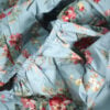 Ralph Lauren Home Yvette Floral Blue fitted sheet gathered elastic edge detail