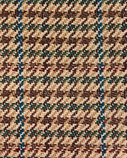 Ralph Lauren Brianna Tattersall flat sheet close-up showing small scale check with subtle houndstooth detail