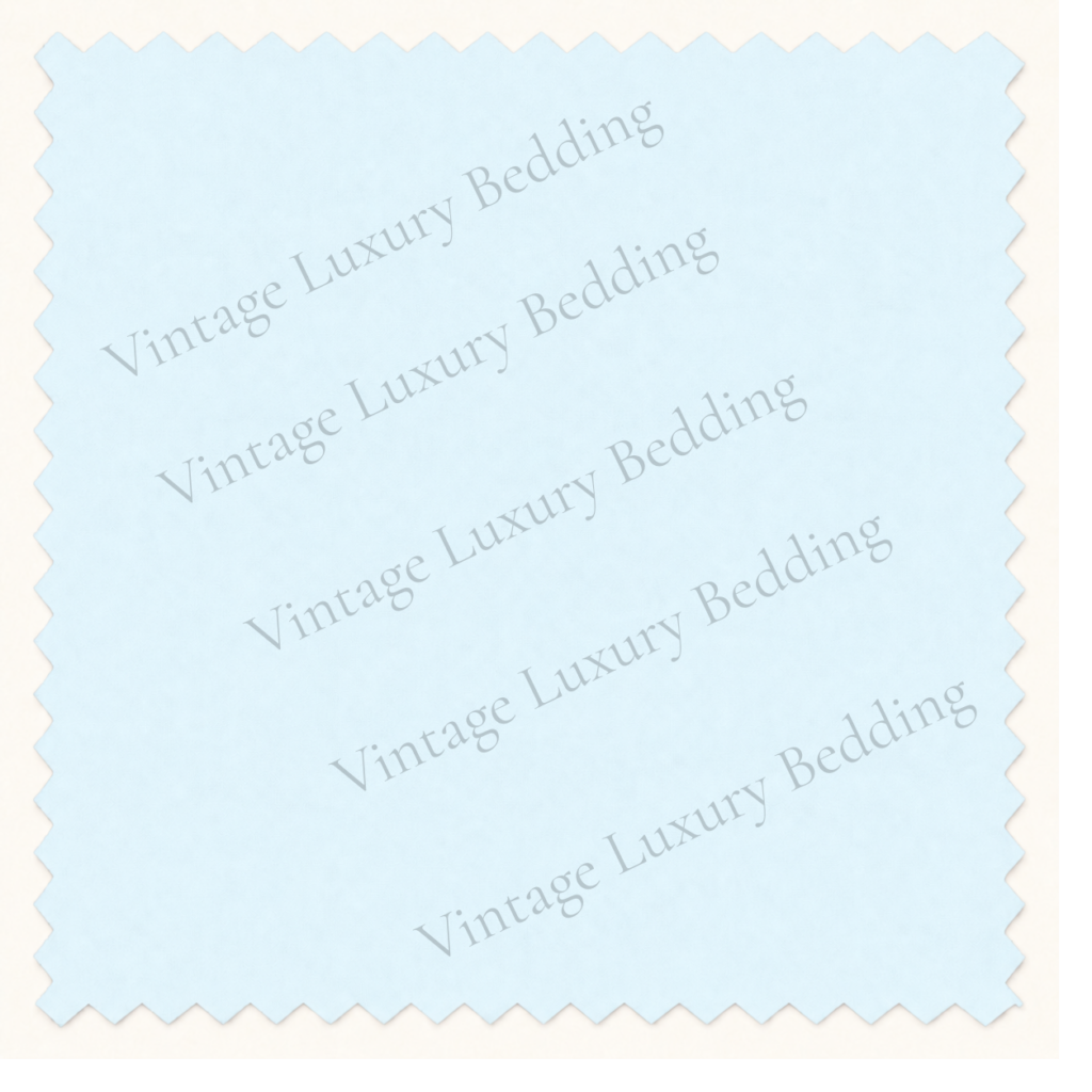 Simply Shabby Chic British Blue solid pale blue bedding fabric swatch