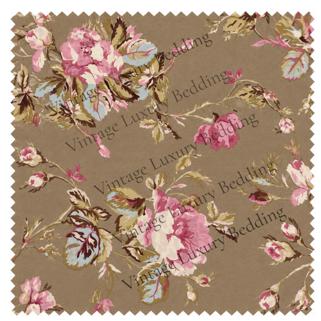 Simply Shabby Chic Royal Castle floral bedding pattern from the Castle Floral Collection