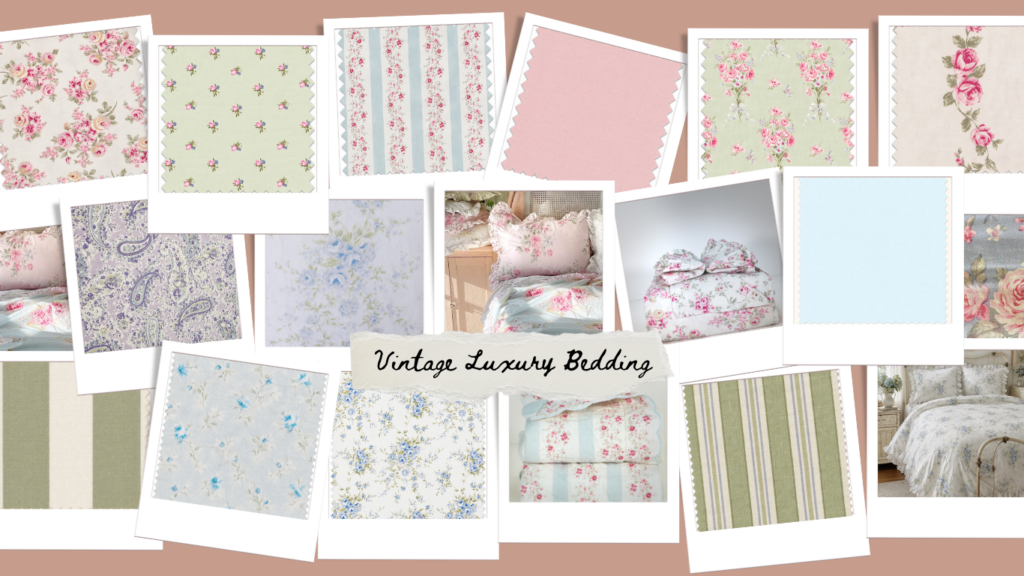 Simply Shabby Chic discontinued bedding collections and coordinating floral, stripe and solid patterns