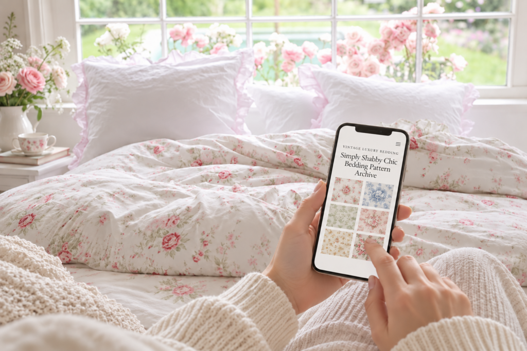 Vintage Luxury Bedding Simply Shabby Chic bedding pattern archive featuring discontinued Target-era designs